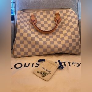 Louis Vuitton Speedy 30 NM D. Azur